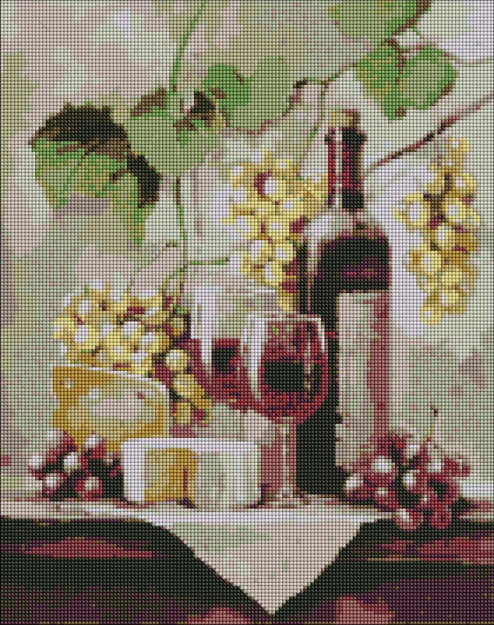 Алмазная мозаика Идейка Виноградное наслаждение AMO7210 40x50 см (1673050524)