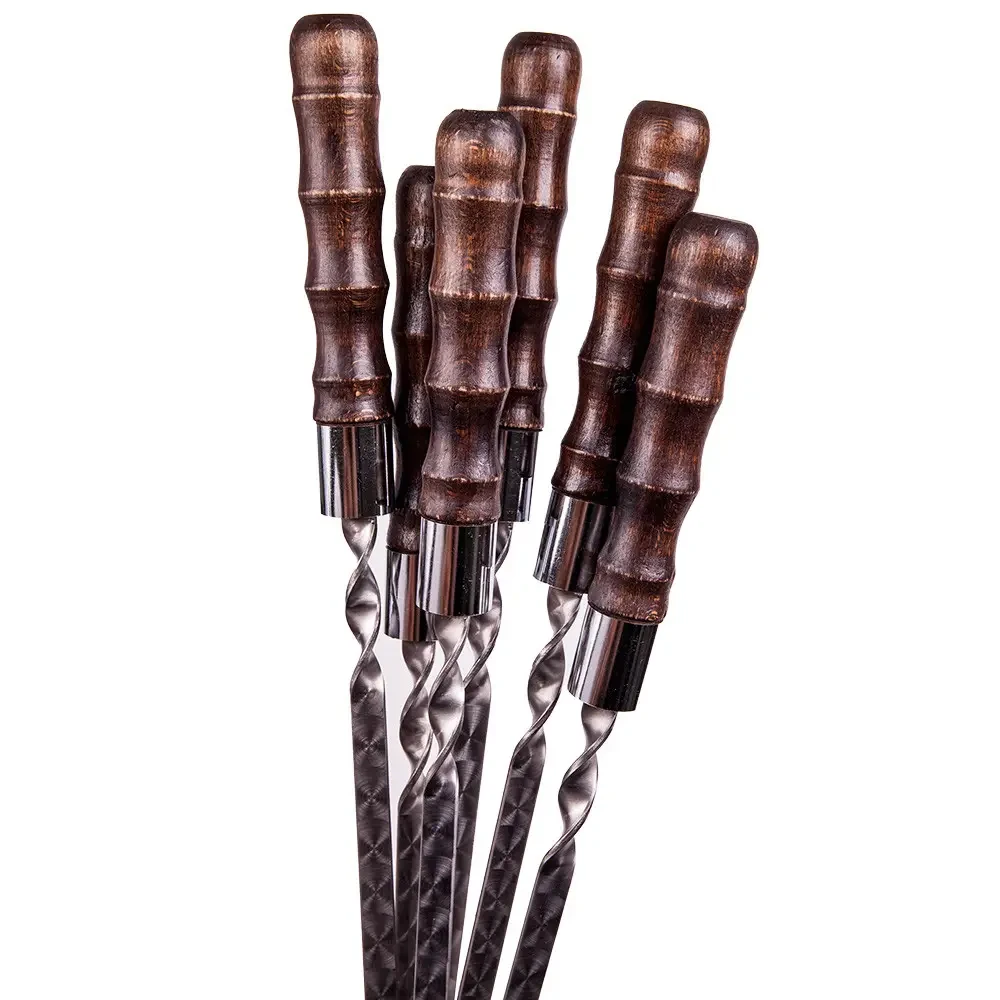 Шампура для шашлыка Gorillas BBQ SKK88 Бамбук 6 шт. 45 см (2628056036) - фото 3 Шампура для шашлыка Gorillas BBQ SKK88 Бамбук 6 шт. 45 см (2628056036) - фото 3