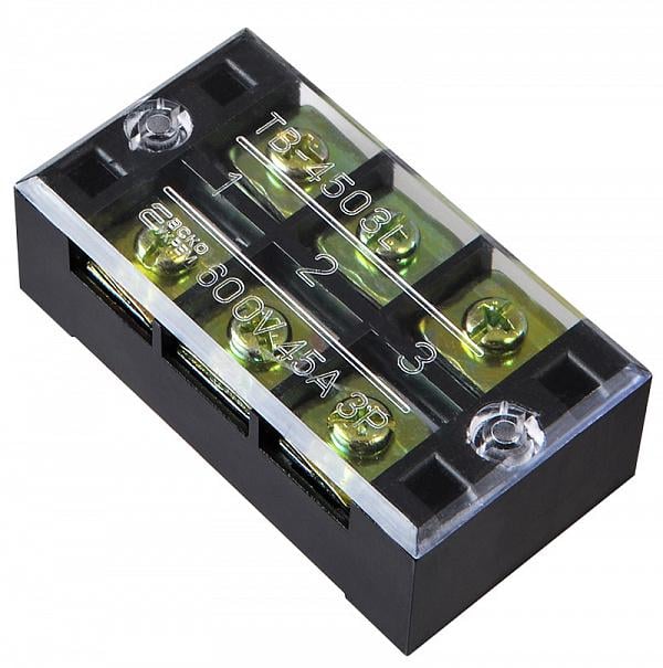 Колодка клеммная в корпусе АСКО-Укрем TB4503 3P 45A 600V (A0130050017)