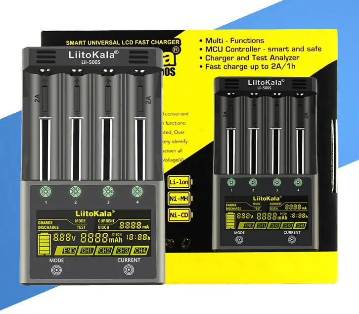 Зарядний пристрій Liitokala Lii-500S EU (2497215544) - фото 2 Зарядний пристрій Liitokala Lii-500S EU (2497215544) - фото 2