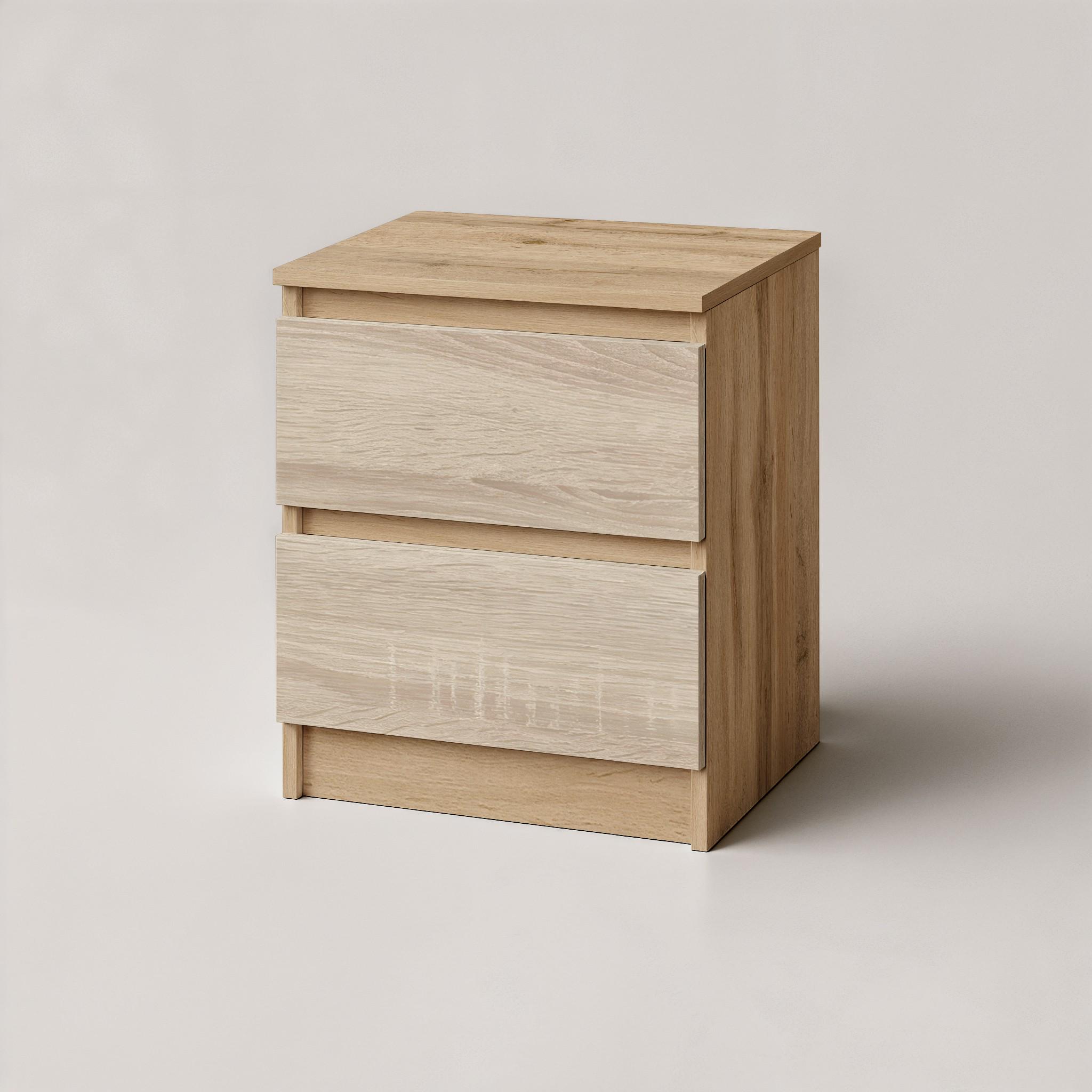 Тумба приліжкова FT-225 400х400х530 мм Дуб Аппалачі/Дуб Сонома - фото 2 Тумба приліжкова FT-225 400х400х530 мм Дуб Аппалачі/Дуб Сонома - фото 2