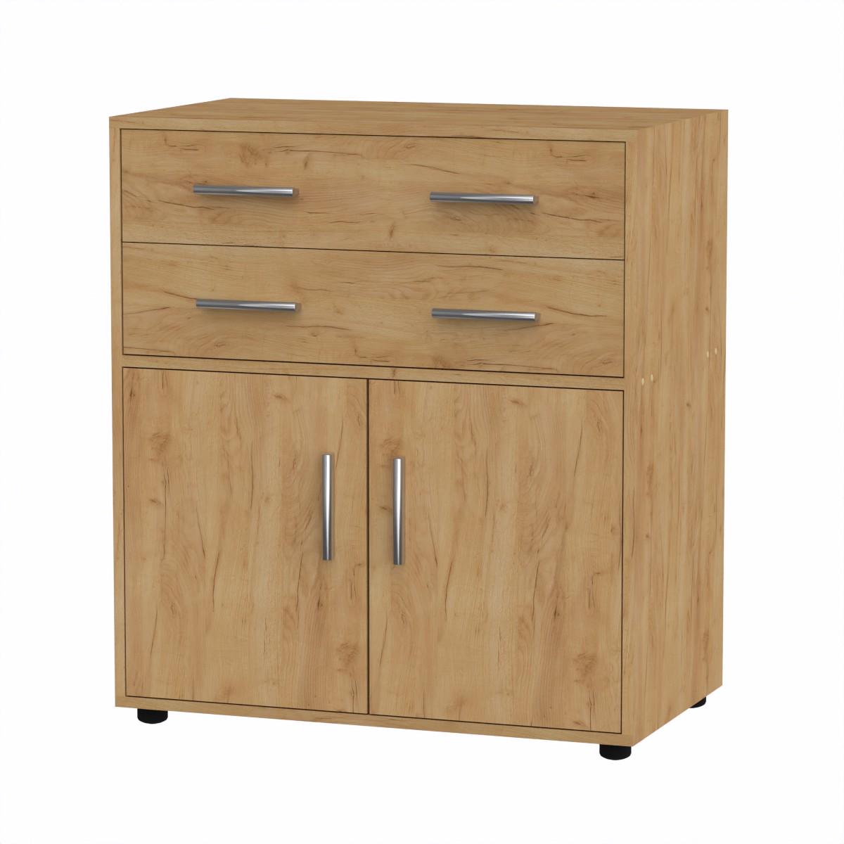 Комод для вітальні з висувними шухлядами Компаніт 2+2 78х45х87 см Дуб крафт золотий (13550912) - фото 1 Комод для вітальні з висувними шухлядами Компаніт 2+2 78х45х87 см Дуб крафт золотий (13550912) - фото 1