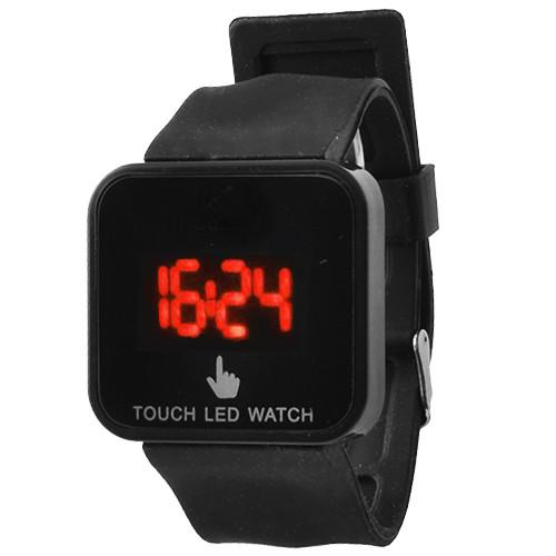 Наручные часы Watches 1187 LED сенсор Черный (9822565)