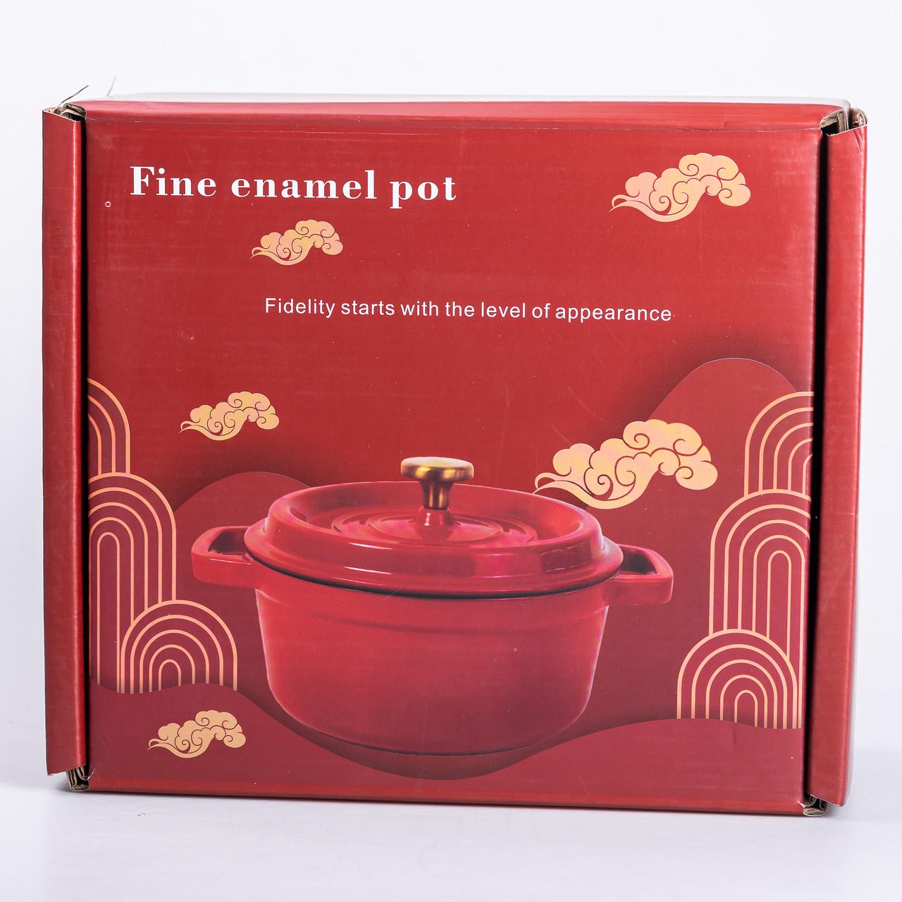 Кастрюля чугунная эмалированная с крышкой 3 л 24 см Оранжевый - фото 10 Кастрюля чугунная эмалированная с крышкой 3 л 24 см Оранжевый - фото 10