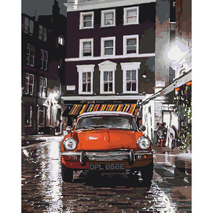 Картина по номерам Идейка Итальянский автомобильчик 40x50 см (skl-КНО3512)