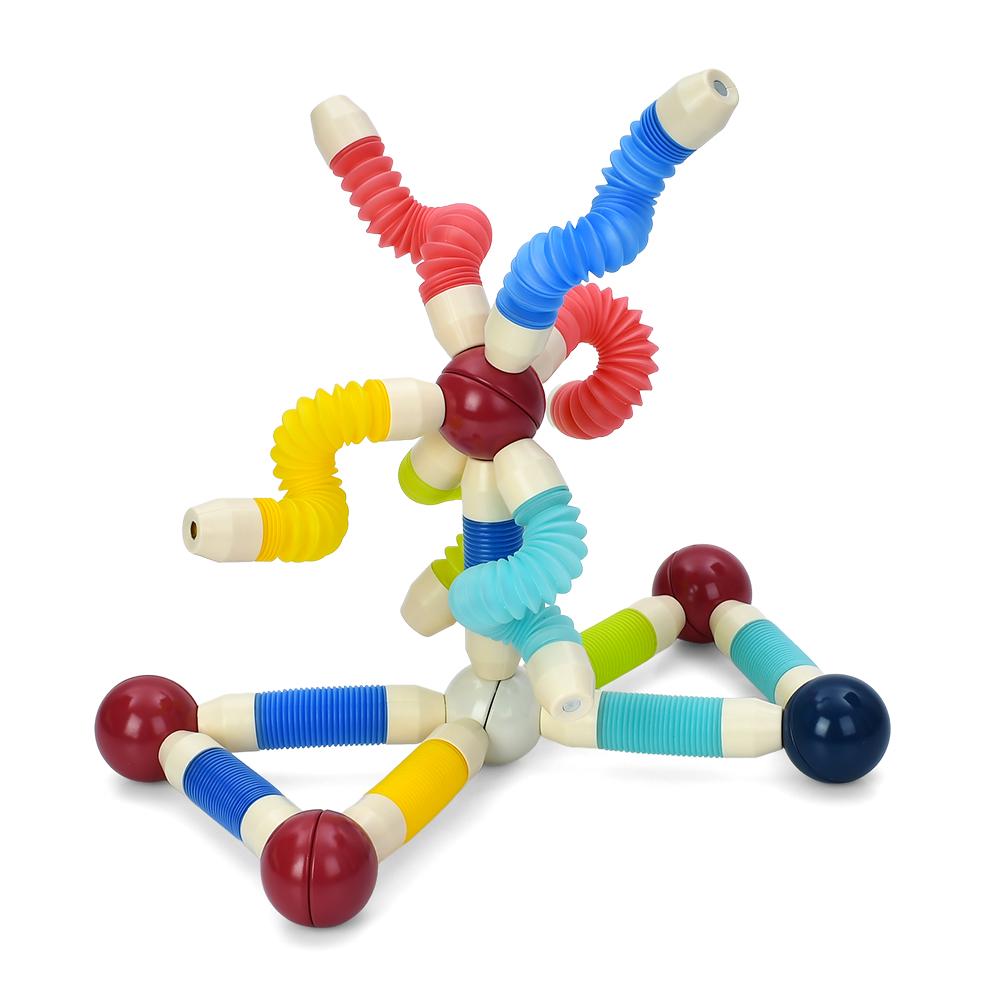 Конструктор XC-F1 магнитные трубки 26 элементов в коробке