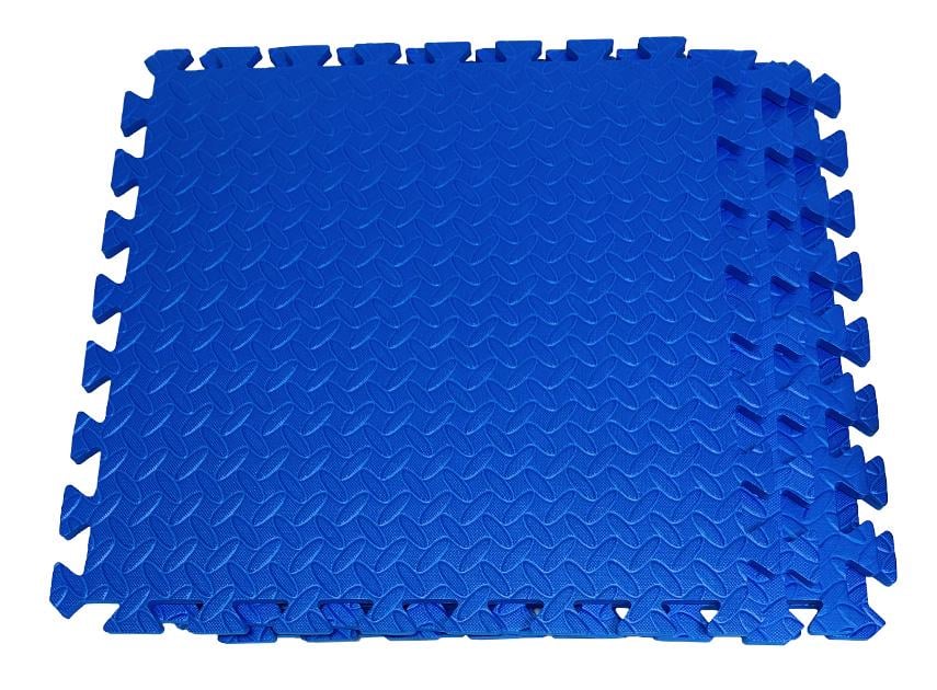 Підлога м'яка-пазл EVA 500х500х10 мм Синій (1994668494) - фото 5