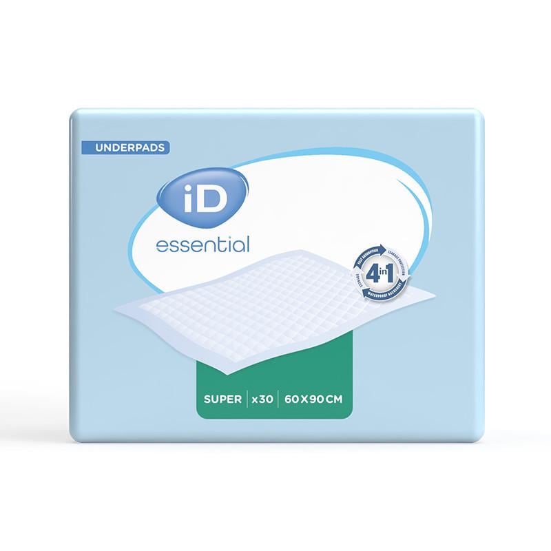 Пелюшки для дорослих ID Essential Super 60x90 №30 (000006581) Пелюшки для дорослих ID Essential Super 60x90 №30 (000006581)