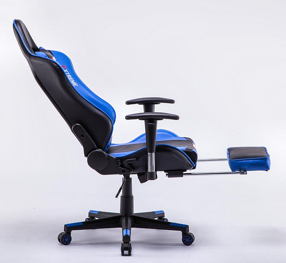 Крісло комп'ютерне геймерське Extreme Zero Чорний/Синій (10629780) - фото 7 Крісло комп'ютерне геймерське Extreme Zero Чорний/Синій (10629780) - фото 7
