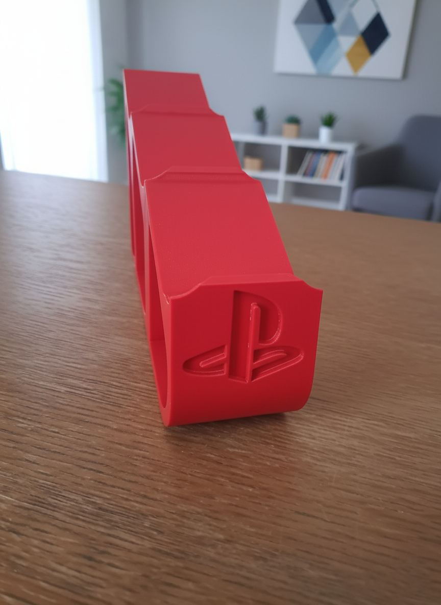 Держатель для DualShock 4 тройной Красный (0161-2)