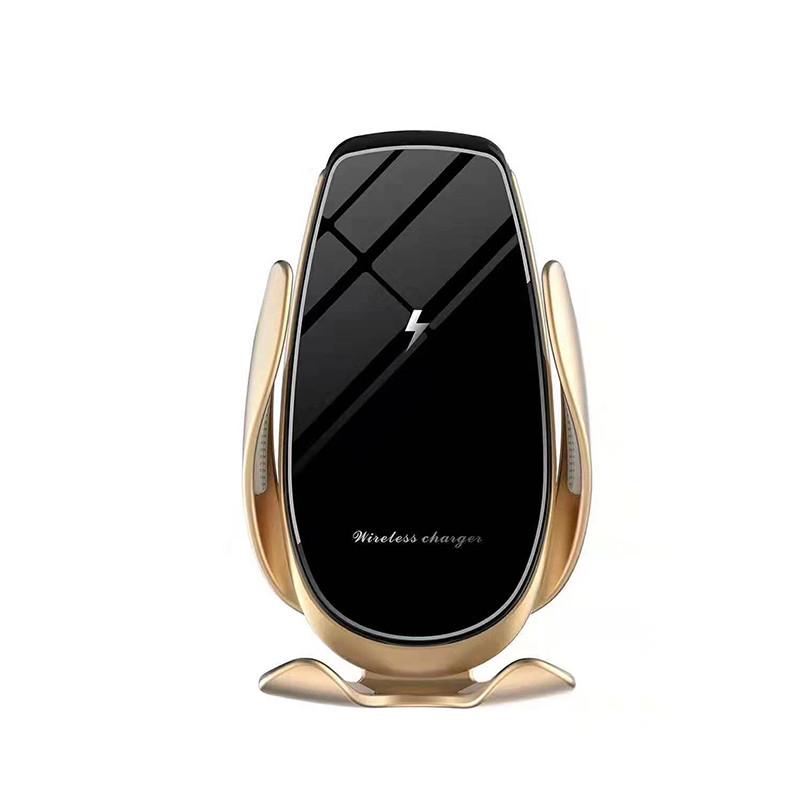 Автомобильное зарядное устройство Sunroz V3A Smart Sensor с беспроводной зарядкой QI Золотистый (SUN6469) Автомобильное зарядное устройство Sunroz V3A Smart Sensor с беспроводной зарядкой QI Золотистый (SUN6469)