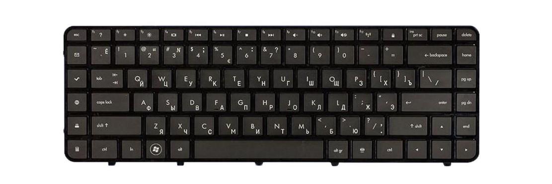 Клавіатура для ноутбука HP Pavilion dv6-3231 матова (597630-251)