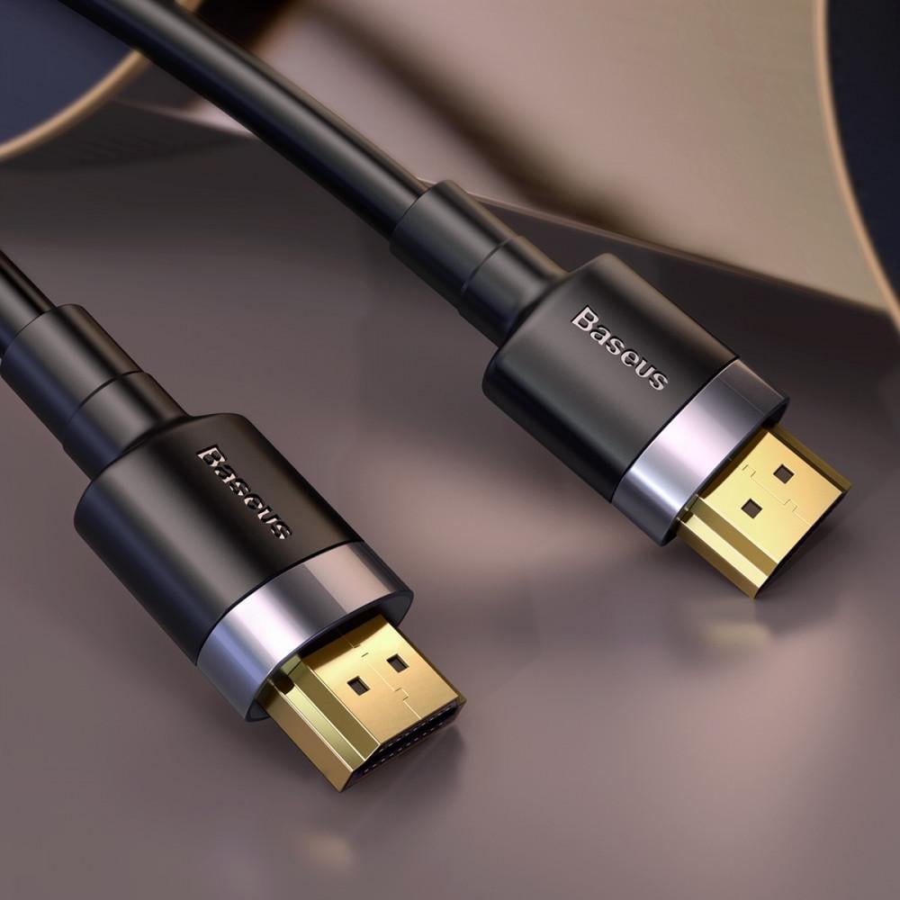 Кабель дата Baseus HDMI Cafule Series 4KHDMI Male To 4KHDMI Male 1 м Чорний (CADKLF-E) - фото 4