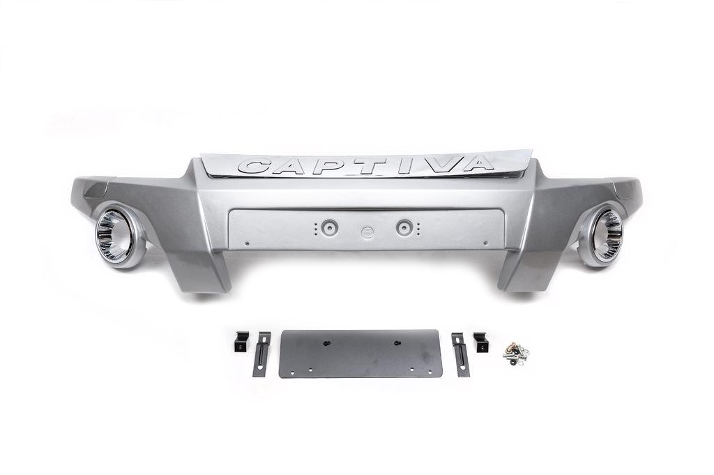 Передняя накладка Niken для Chevrolet Captiva 2006-2019 гг. нержавеющая сталь