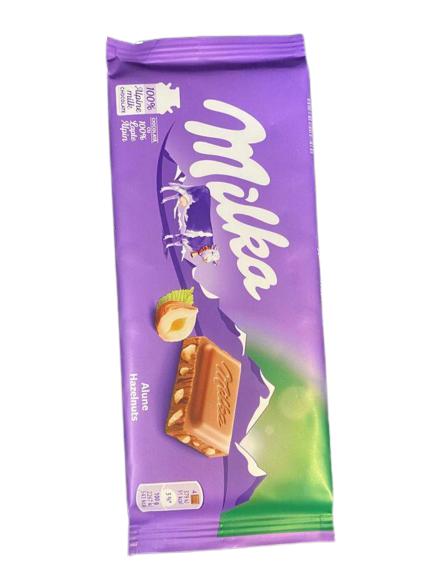 ᐉ Шоколад молочный Milka с измельченным фундуком 100 г