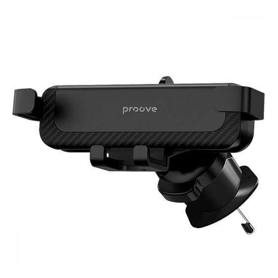 Держатель для телефона Proove Gravity Pro Air Outlet Car Mount на дефлектор Черный (CHGP00000001) - фото 1