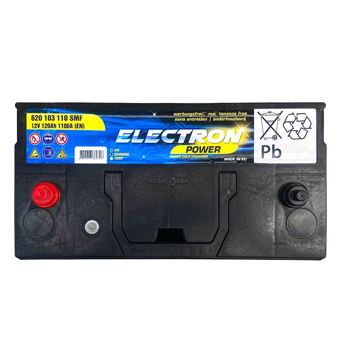 Аккумулятор автомобильный ELECTRON TRUCK 6СТ HD SMF 1100A EN 620 103 110 SMF 120 Ah - фото 3