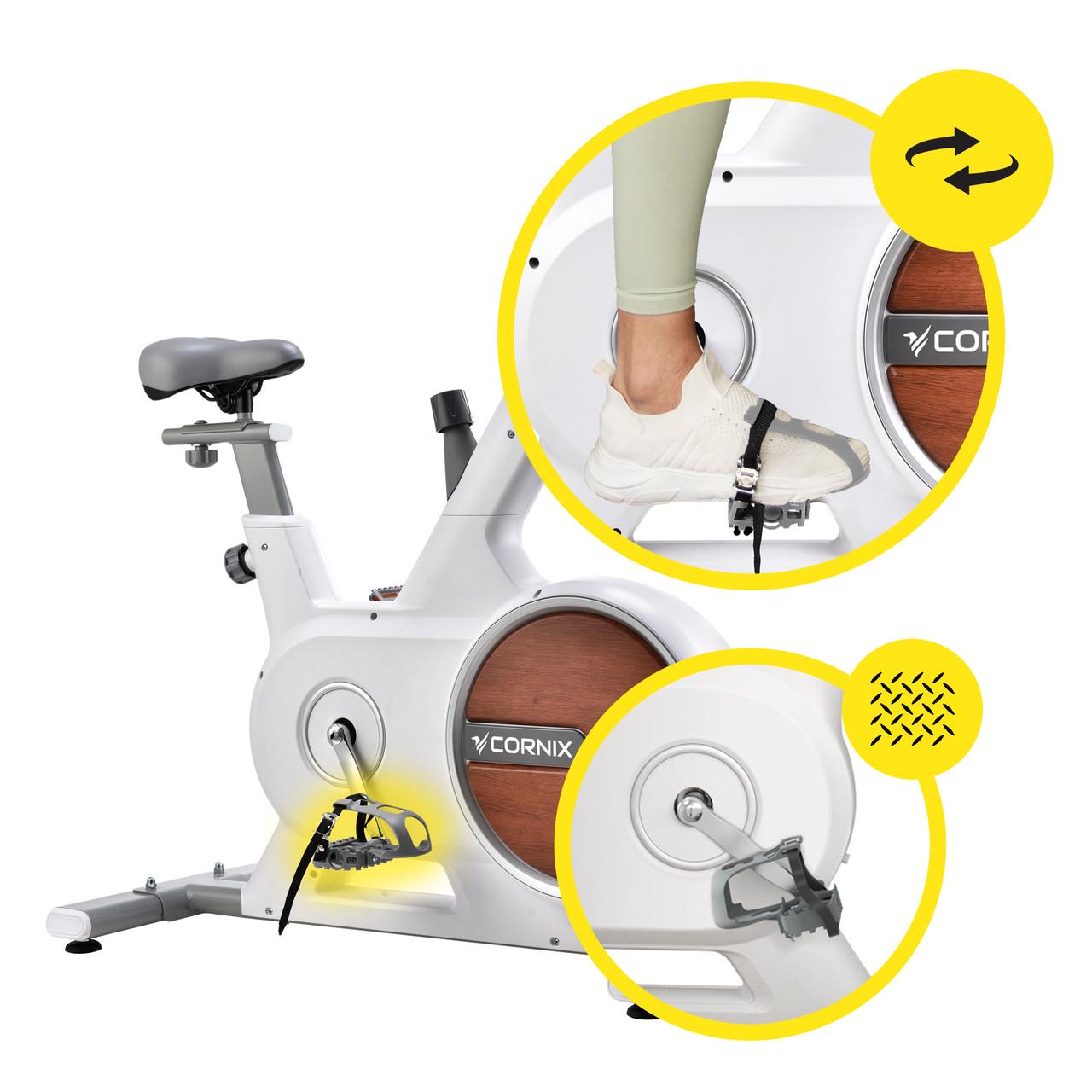 Велотренажер спиннинговый Cornix Eliza White/Grey (2671077771) - фото 6