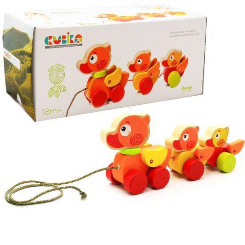 Дерев'яна каталка Мандруючі Каченята (22596)