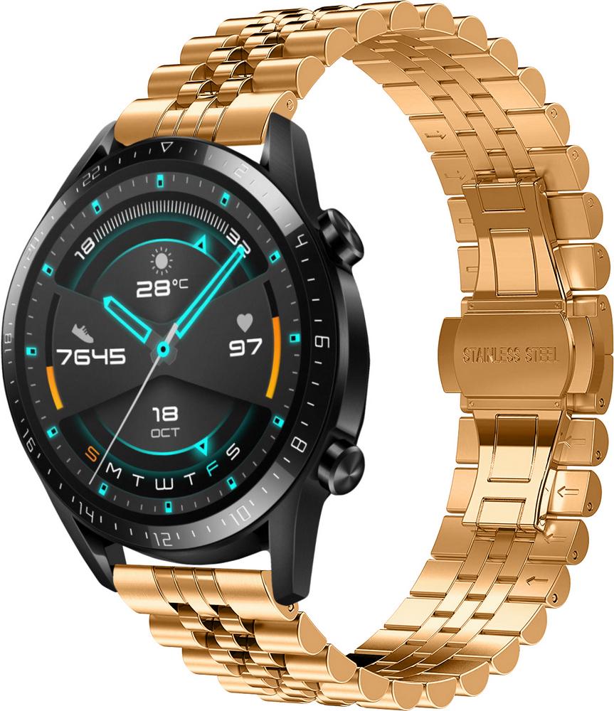 Браслет металлический Stech для Huawei Watch GT Rose Gold (25251-27)