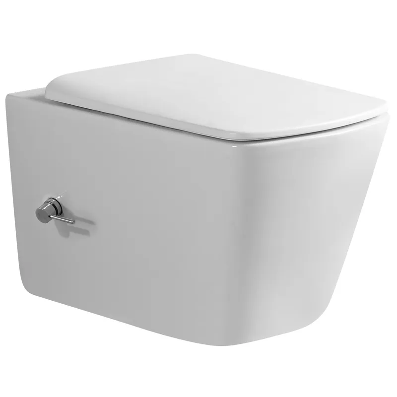 Унітаз-біде підвісний Mixxus Premium QUADRO-1301-R з системою змиву Rimless 510x350x345 мм (MP6658)