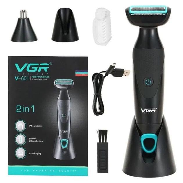 Електробритва акумуляторна для стрижки VGR V-601 від USB