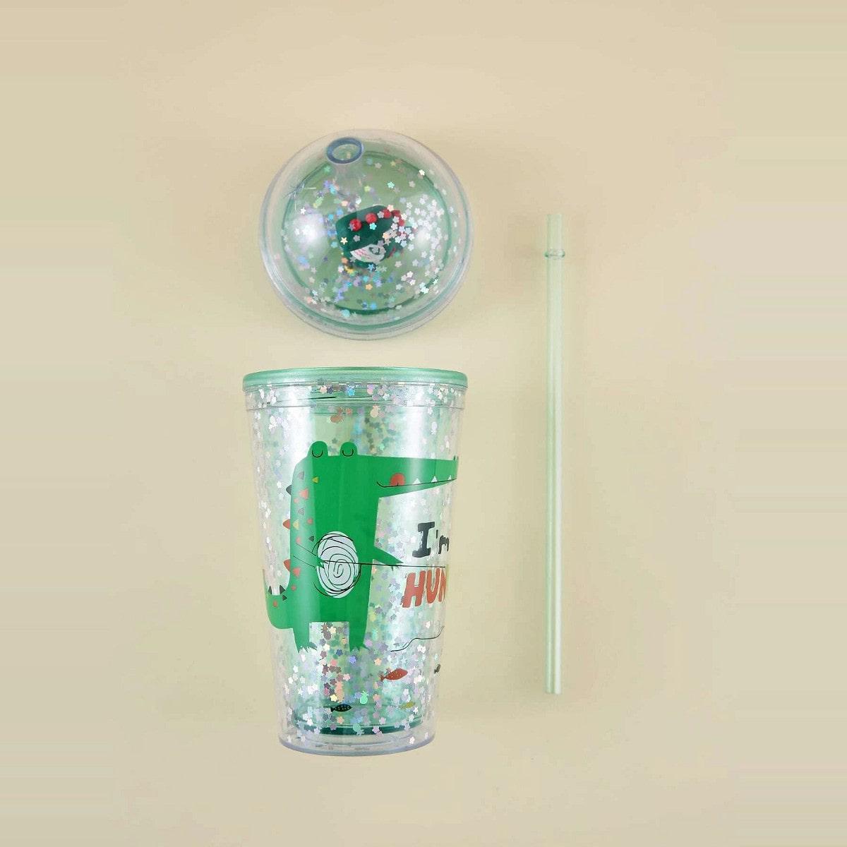 Слаш-стакан акриловый с трубочкой Дракончик 380 мл (69-1363) - фото 3 Слаш-стакан акриловый с трубочкой Дракончик 380 мл (69-1363) - фото 3