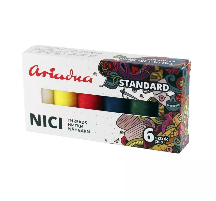 Набор нитей Ariadna Base Talia 120 200 м 6 цветов (26286487)