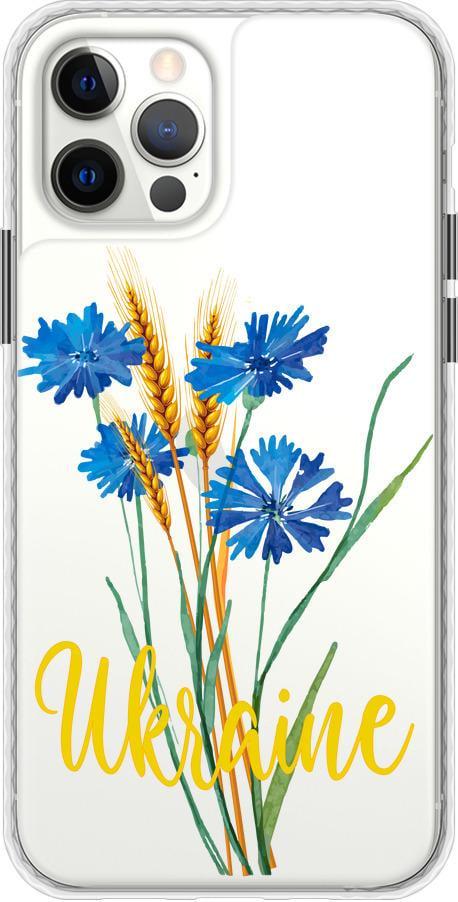 Чехол на iPhone 12 Ukraine v2 (5445pc-2053-42517)