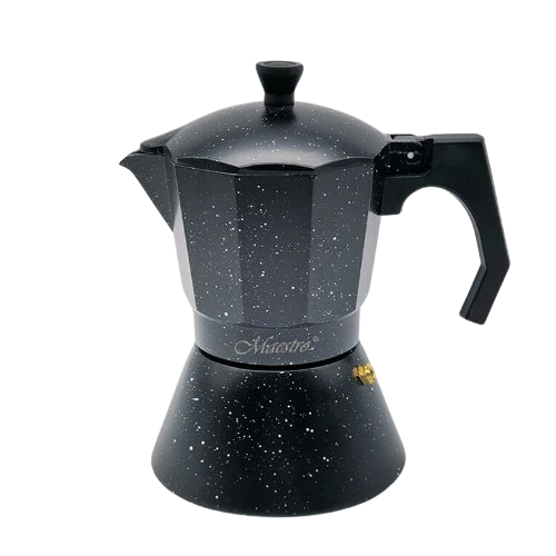 Кавоварка гейзерна Rainbow MR-1667-9 9 порцій алюмінієва 450 мл (УТ000034885)