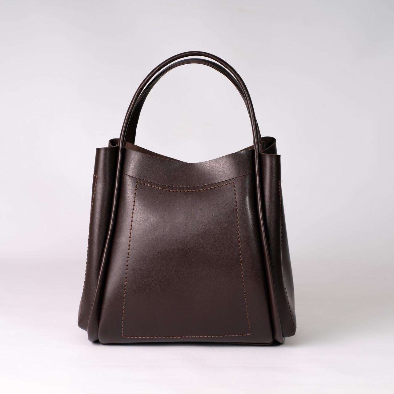 Сумка женская шопер XENIA № 10-24 Коричневый - фото 1 Сумка женская шопер XENIA № 10-24 Коричневый - фото 1