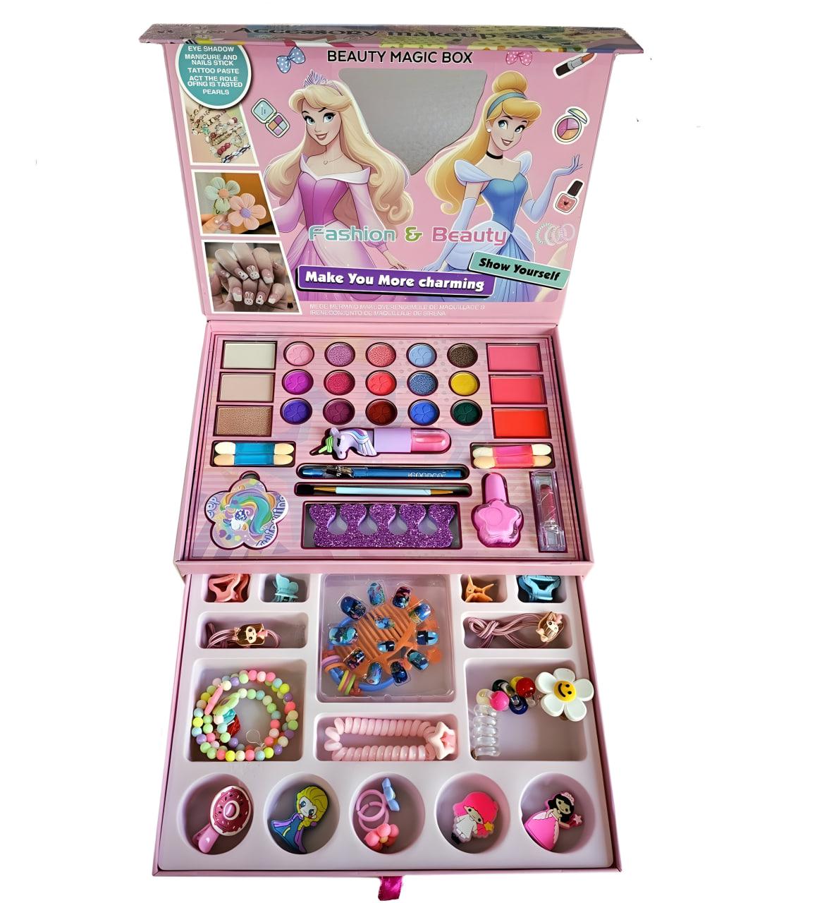 Детская косметичка-шкатулка Принцессы с аксессуарами (LK3107)