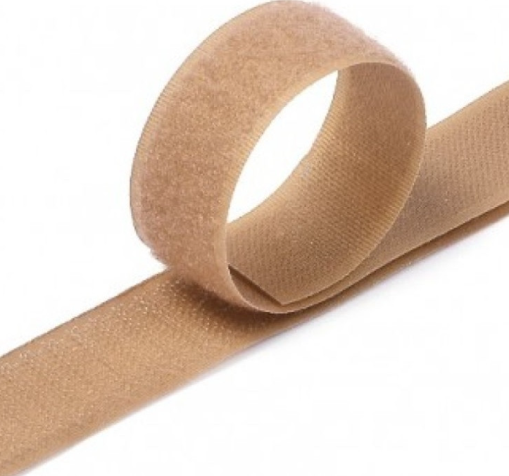 Липучка 308 50 мм 25 п.м. Светло-бежевый (29659047)
