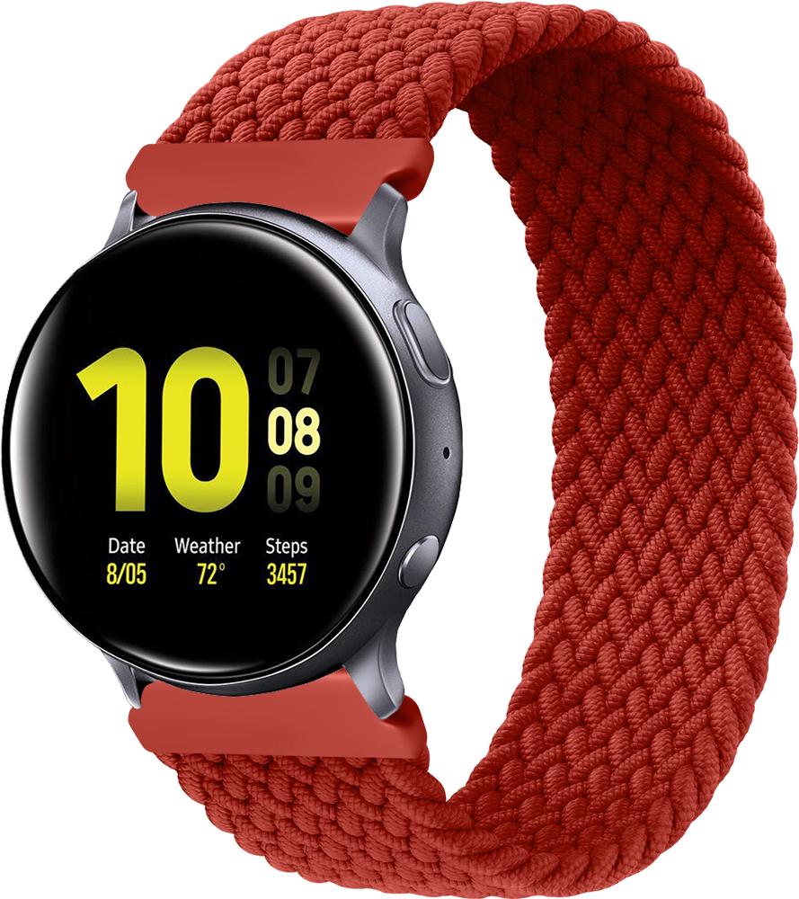 Ремінець Solo Loop для Galaxy Watch Active 2 40/44 мм (145 мм) Red (22240-2D)