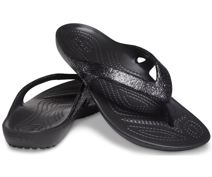 Фліпи з блискітками Crocs Kadee II Glitter p. W10/EUR 40-41 Black (8915867)