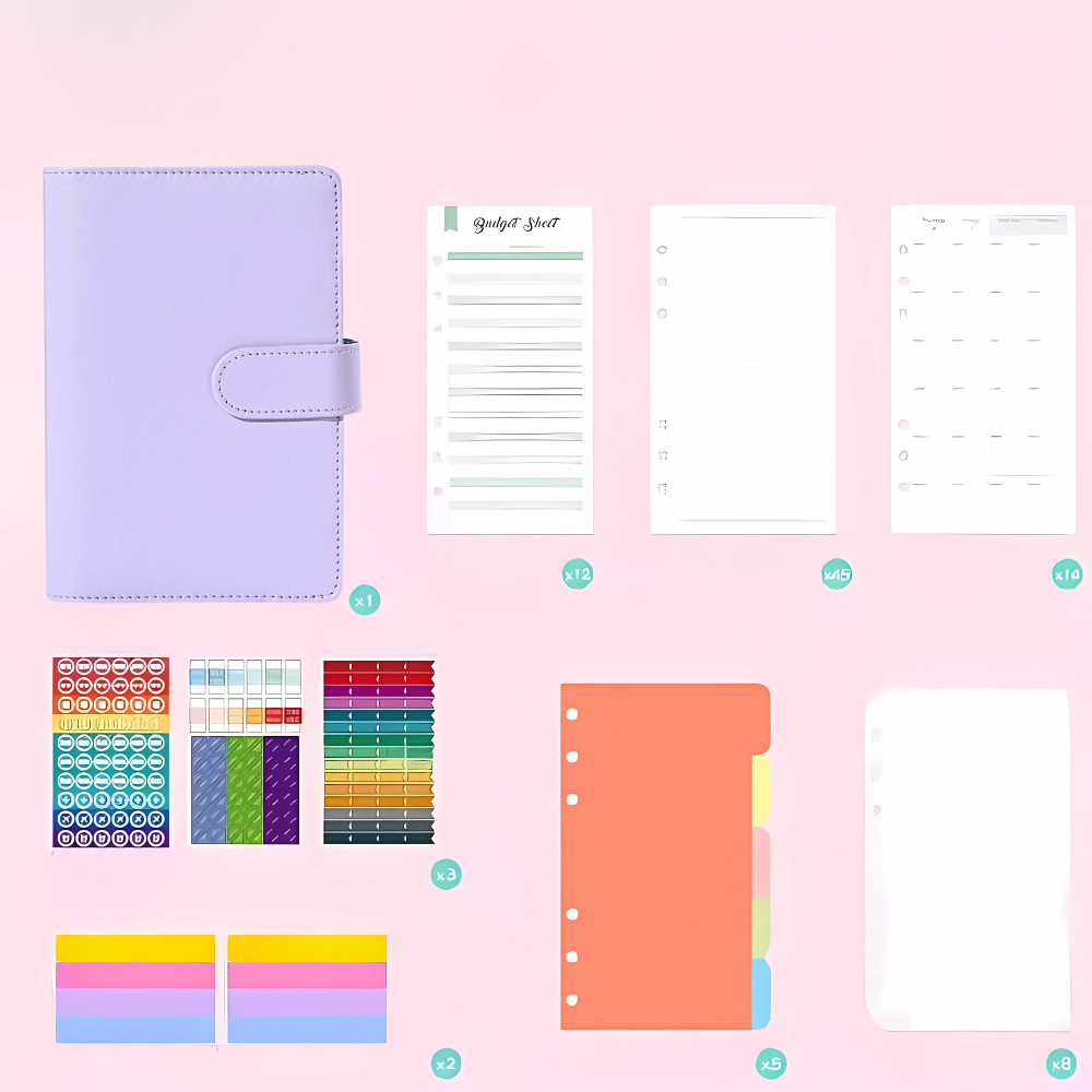 Блокнот-планер для денег бюджета и хранения финансов/для ведения учета дохода формат А6 - фото 2