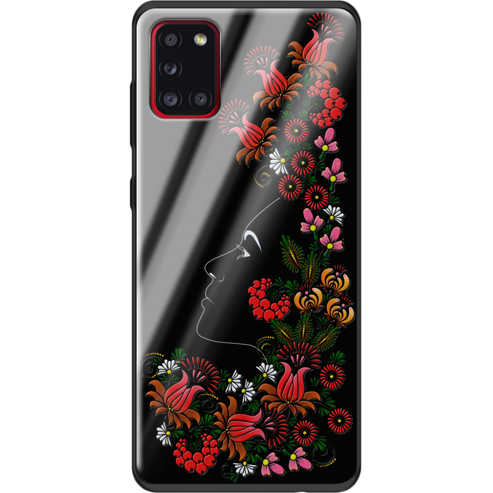 Чохол Boxface Samsung A315 Galaxy A31 3D Ukrainian Muse Чорний силікон зі склом (39470-bk64-40094)