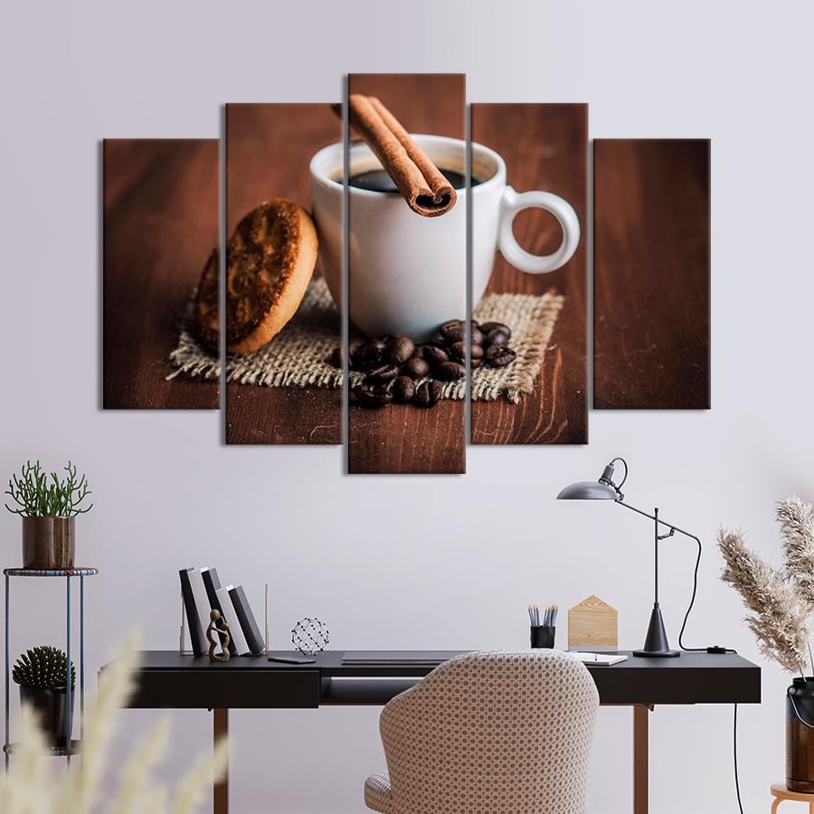 Настенний декор Чашечка кофе с корицей 112x68 см (A330-5)