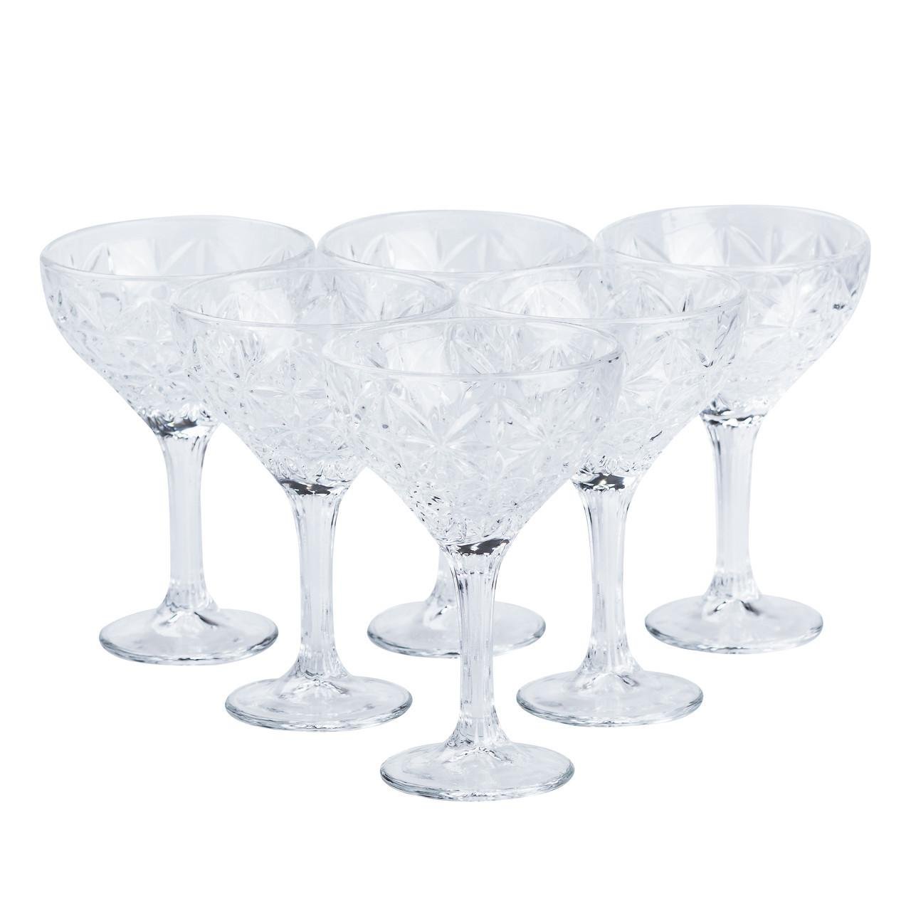 Набор креманок мартини на высокой ножке 6 шт. по 290 мл (HP519) Набор креманок мартини на высокой ножке 6 шт. по 290 мл (HP519)
