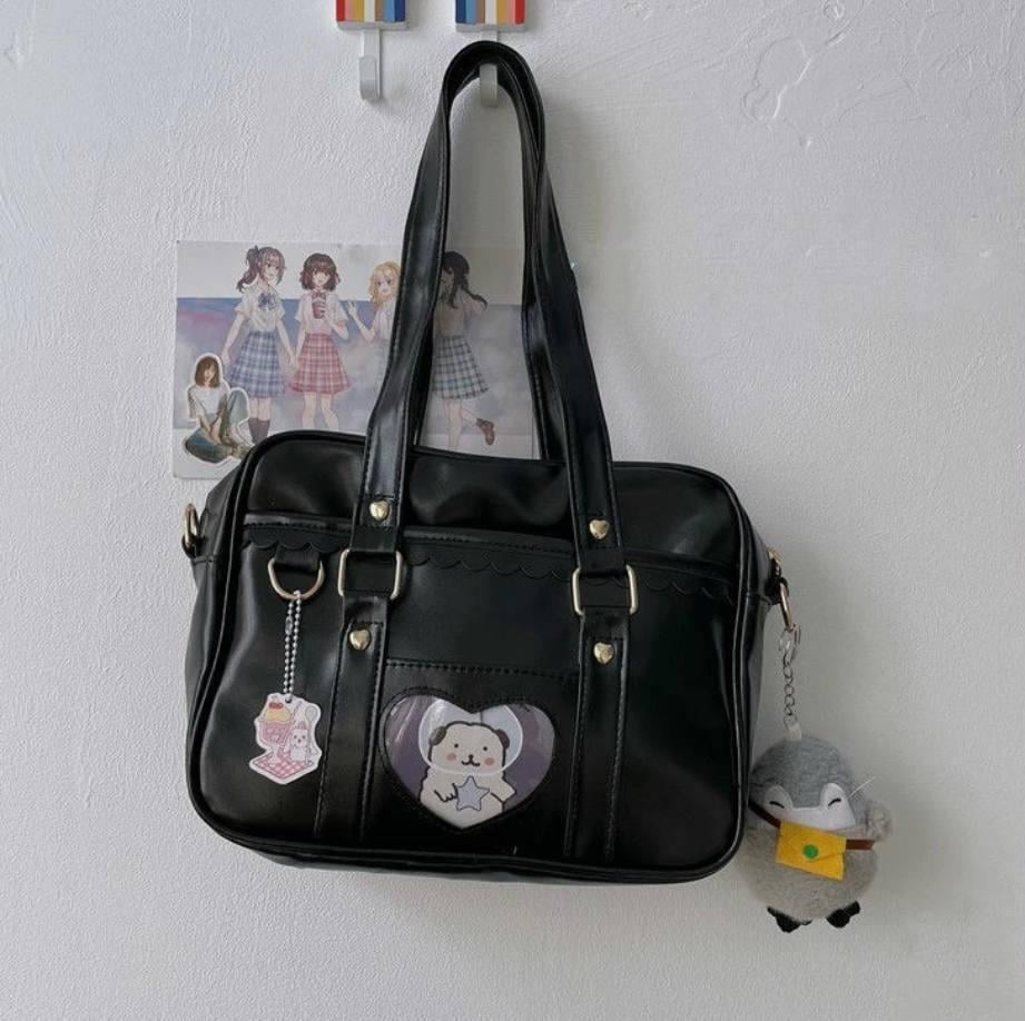 Сумка с экраном для игрушек и картинок в японском стиле Черный (2600701811)