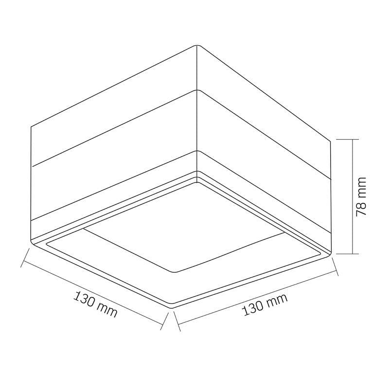Светильник LED IP65 квадратный Videx BHD02 9W 2800-4000-6000K White (VL-BHD02-09CWW) - фото 6 Светильник LED IP65 квадратный Videx BHD02 9W 2800-4000-6000K White (VL-BHD02-09CWW) - фото 6