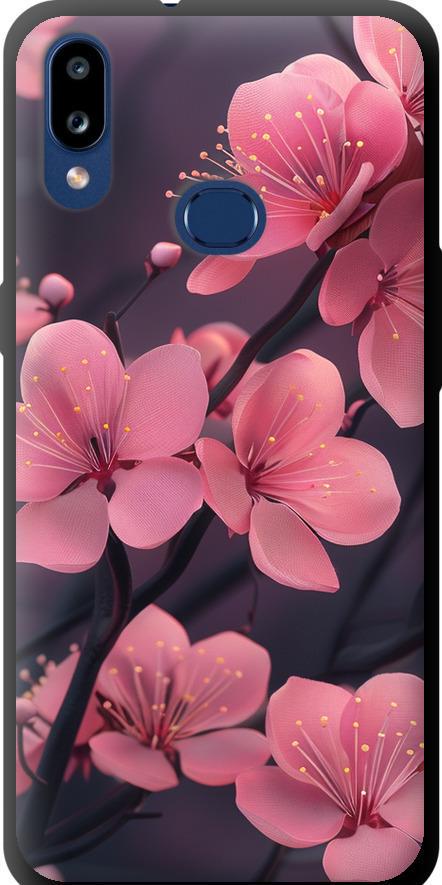 Чехол на Samsung Galaxy A10s A107F Пурпурная сакура (6075b-1776-42517)