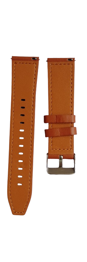 Ремешок для часов экокожи 22х180 мм Коричневый (3184) - фото 2 Ремешок для часов экокожи 22х180 мм Коричневый (3184) - фото 2