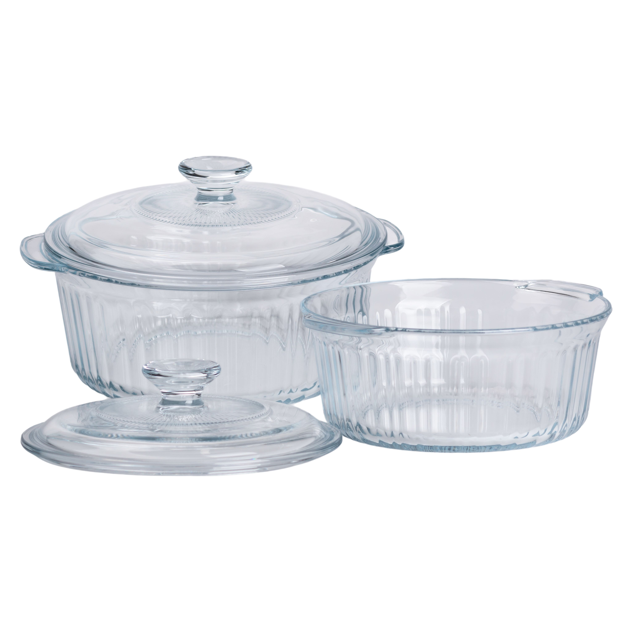 Набір каструль із боросилікатного скла 1,5/2,3 л (HP-34-26) - фото 3