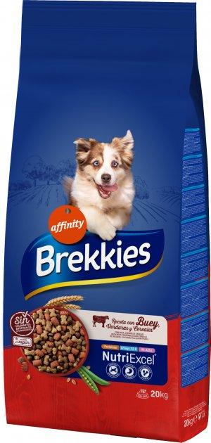 Корм сухий для дорослих собак різних порід Brekkies Dog Beef з яловичиною 20 кг (927406/8410650854700)