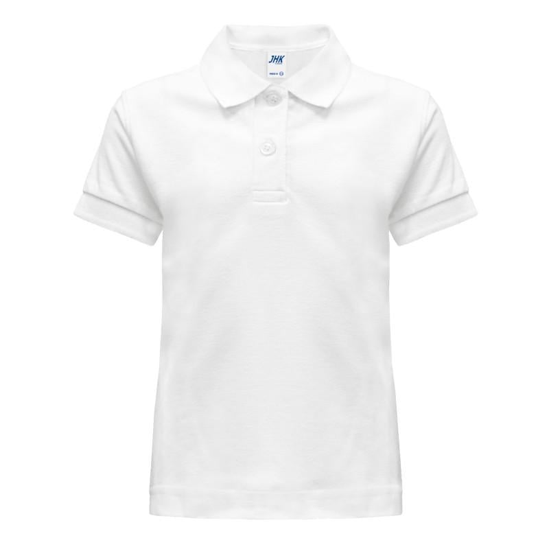 Поло детское JHK KID POLO 7/8 Белый (WH)