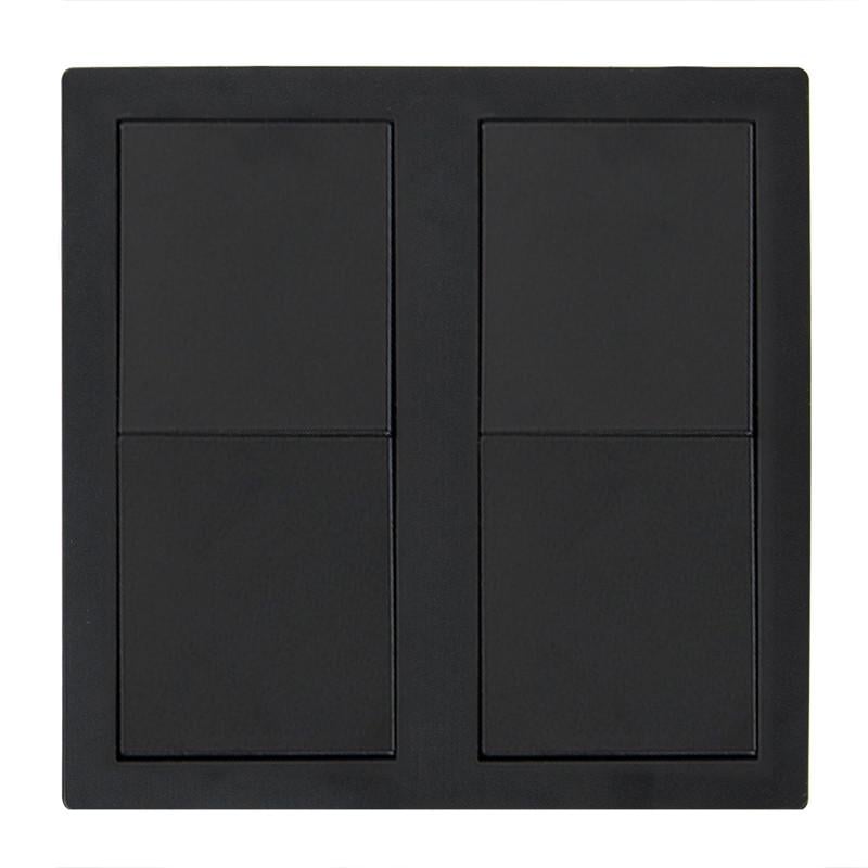 Блок розеточный двойной VersaHIT 2 розетки 110-220В 16A IP54 Черный мат (86222) - фото 3