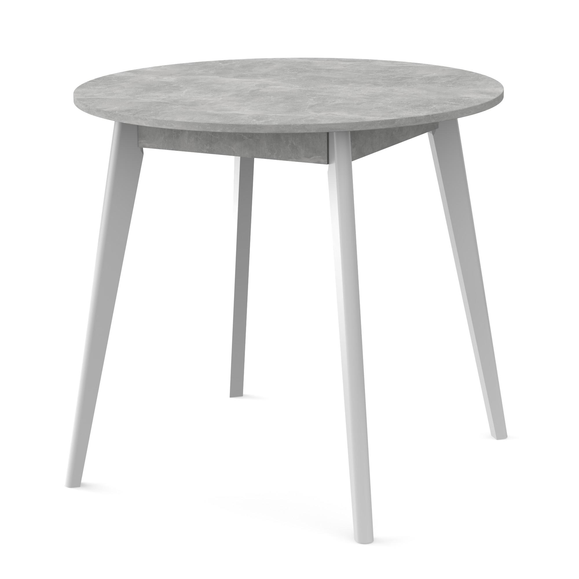 Стол обеденный Неман БОН 880 Бетон/Белый - фото 1 Стол обеденный Неман БОН 880 Бетон/Белый - фото 1