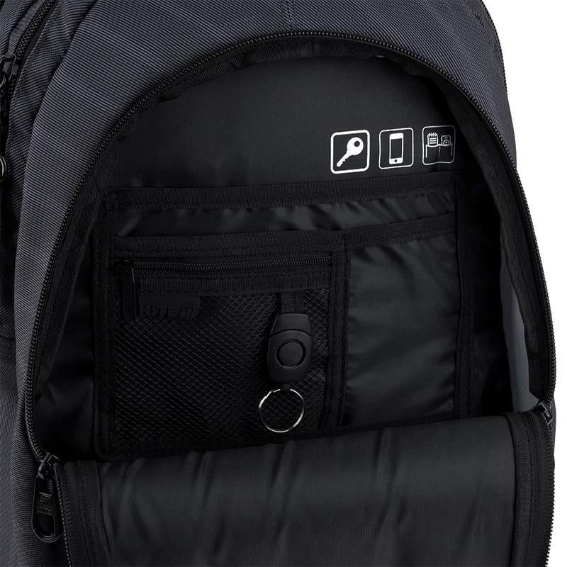 Рюкзак школьный с уплотненной спинкой KITE Education teens DC25-8001L Batman (000995341) - фото 15 Рюкзак школьный с уплотненной спинкой KITE Education teens DC25-8001L Batman (000995341) - фото 15