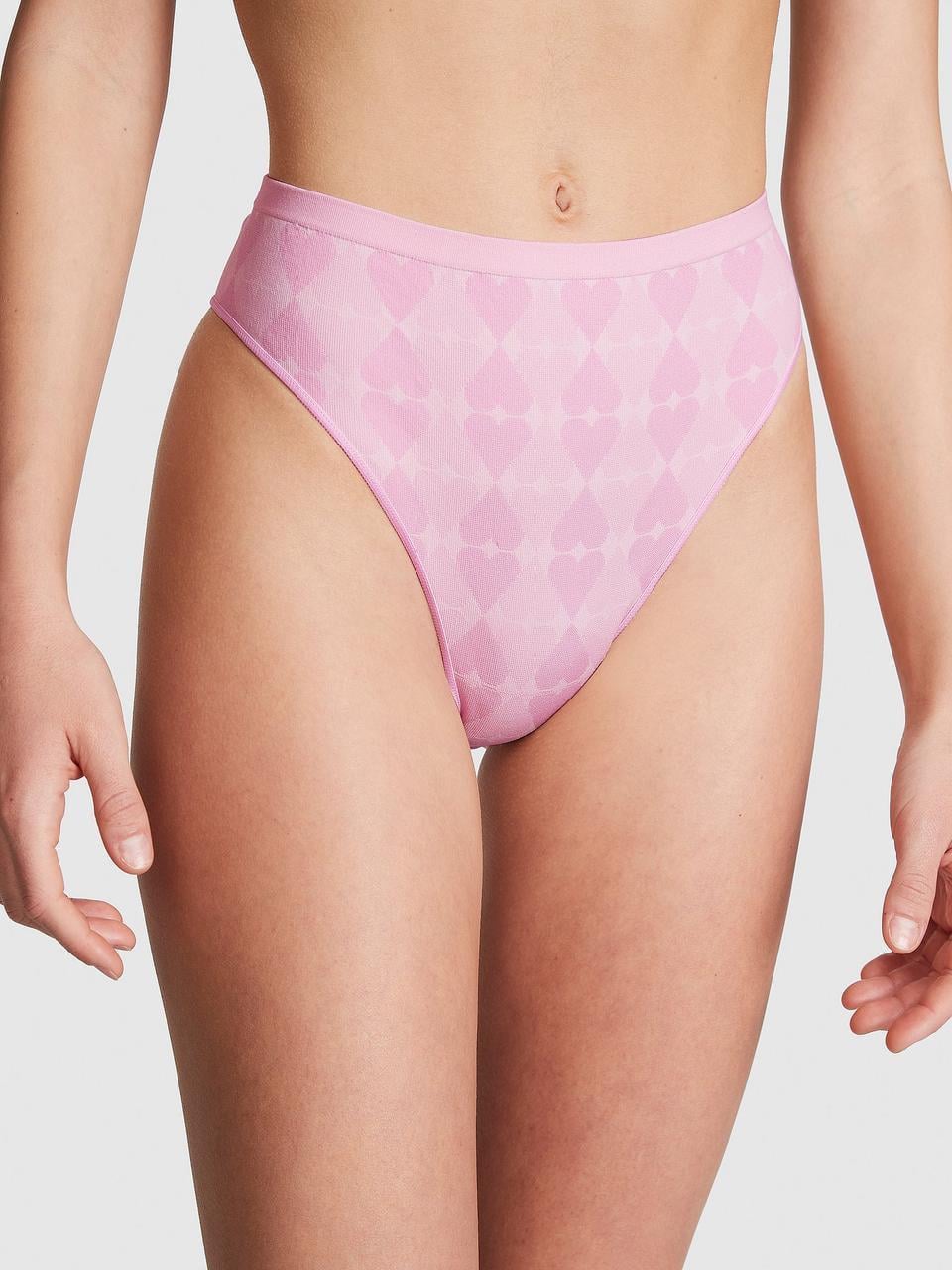Трусики Victoria's Secret бразилиана PINK seamless XS Розовый (2522163991)